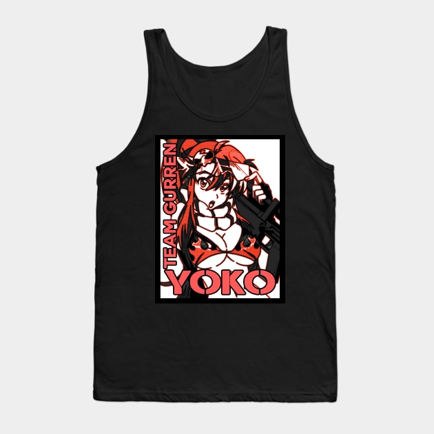 Yoko Team Gurren Tank Top by PatsFanToro